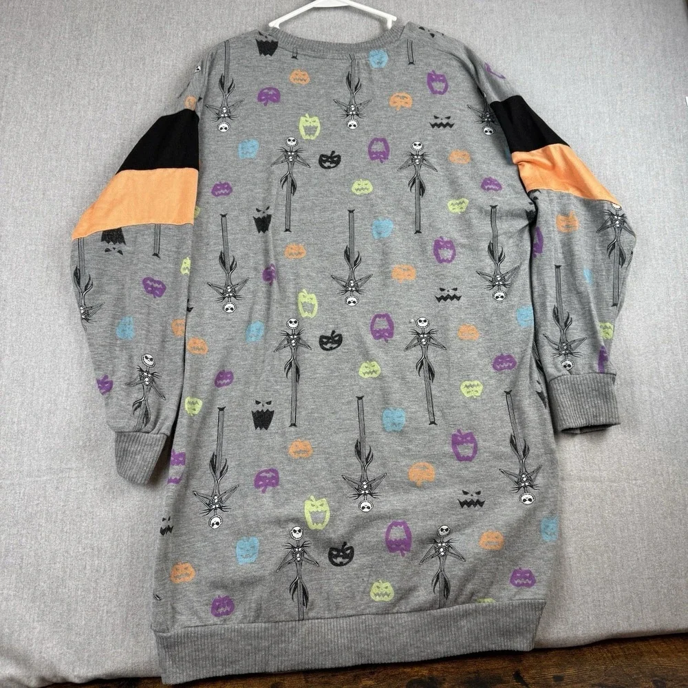 Disney Nightmare Before Christmas‎ Sweater Sleep Tee Nightie Large Pajama PJ